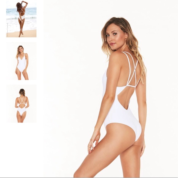 L*Space Dakota one piece **NEW WITH TAGS** white - Picture 4 of 5